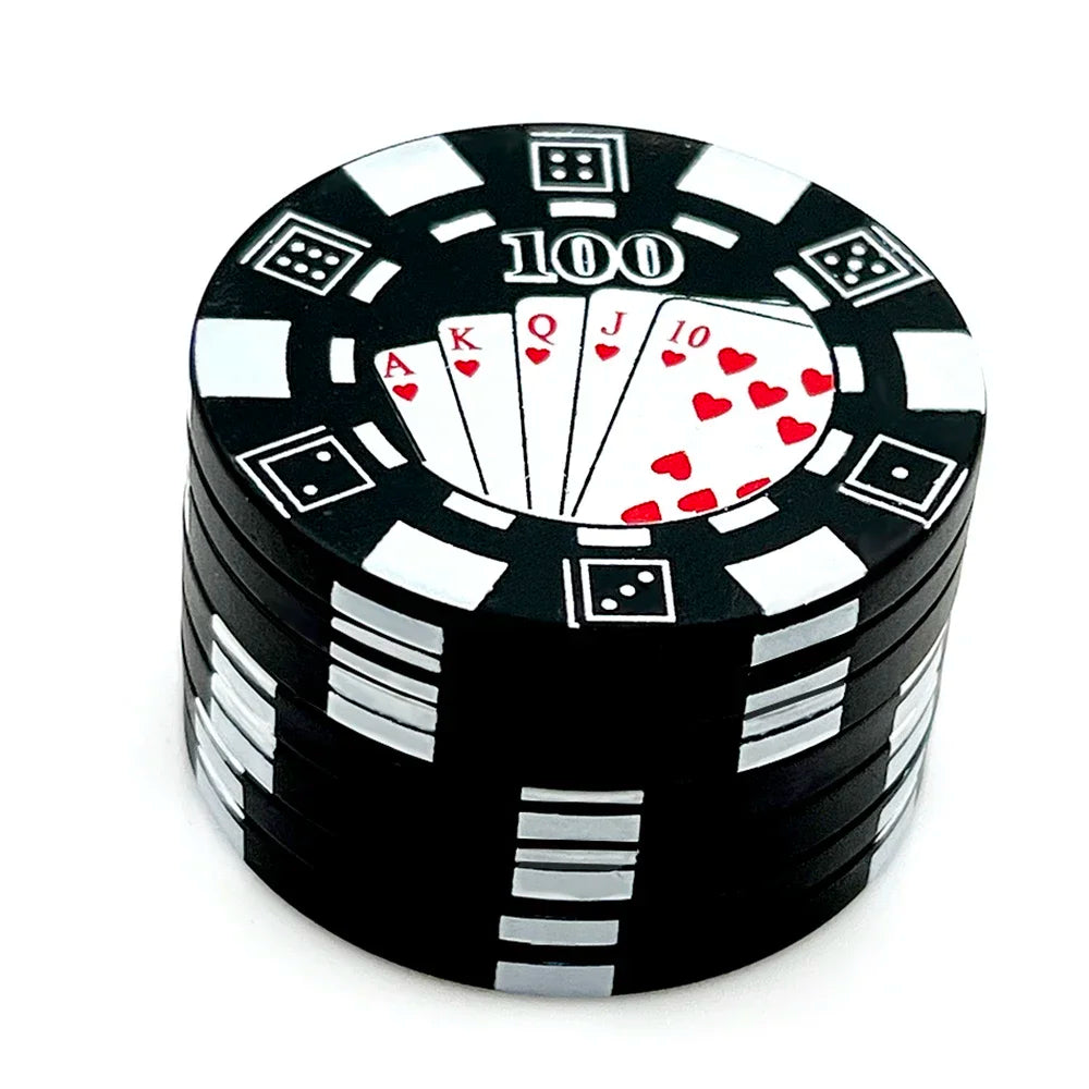 3 Layer Poker Chip Herb Grinder