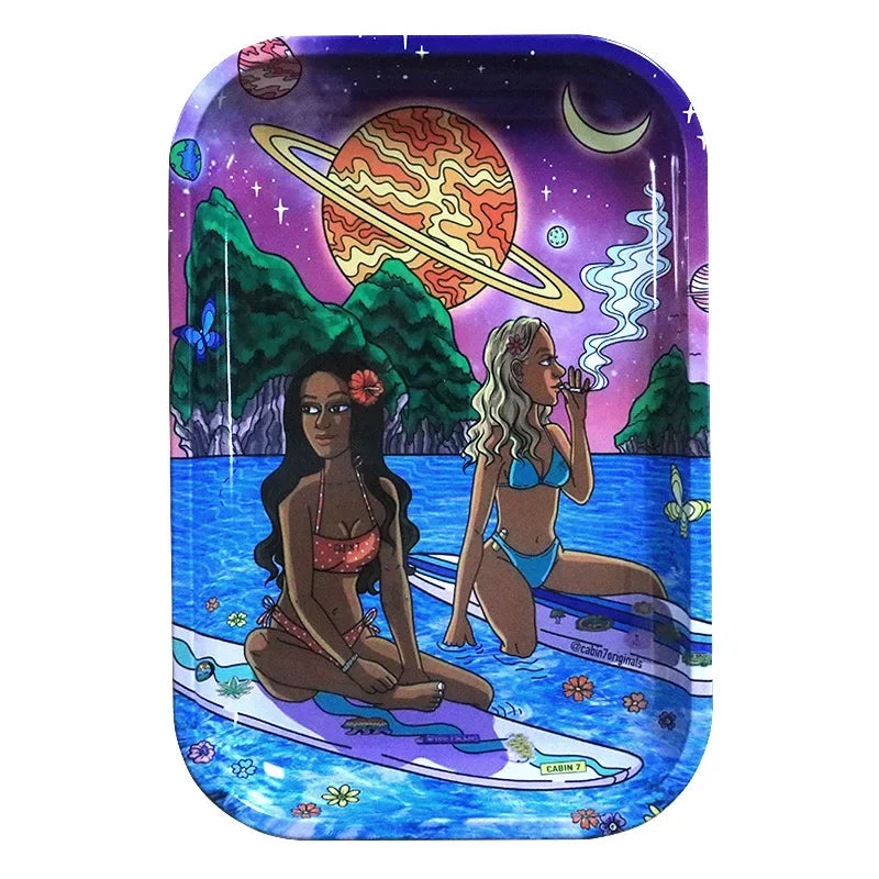 Cosmic Drift Rolling Tray